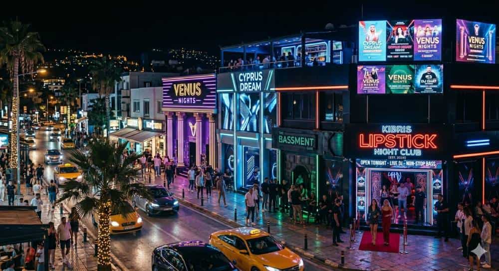 🌃 Kıbrıs Gece Kulüpleri 2026: Eğlencenin En Yoğun Yaşandığı Yerler
